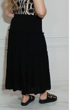 Falda boho negra - FALDA XL Boutiquemirel 