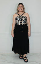 Falda boho negra - FALDA XL Boutiquemirel 