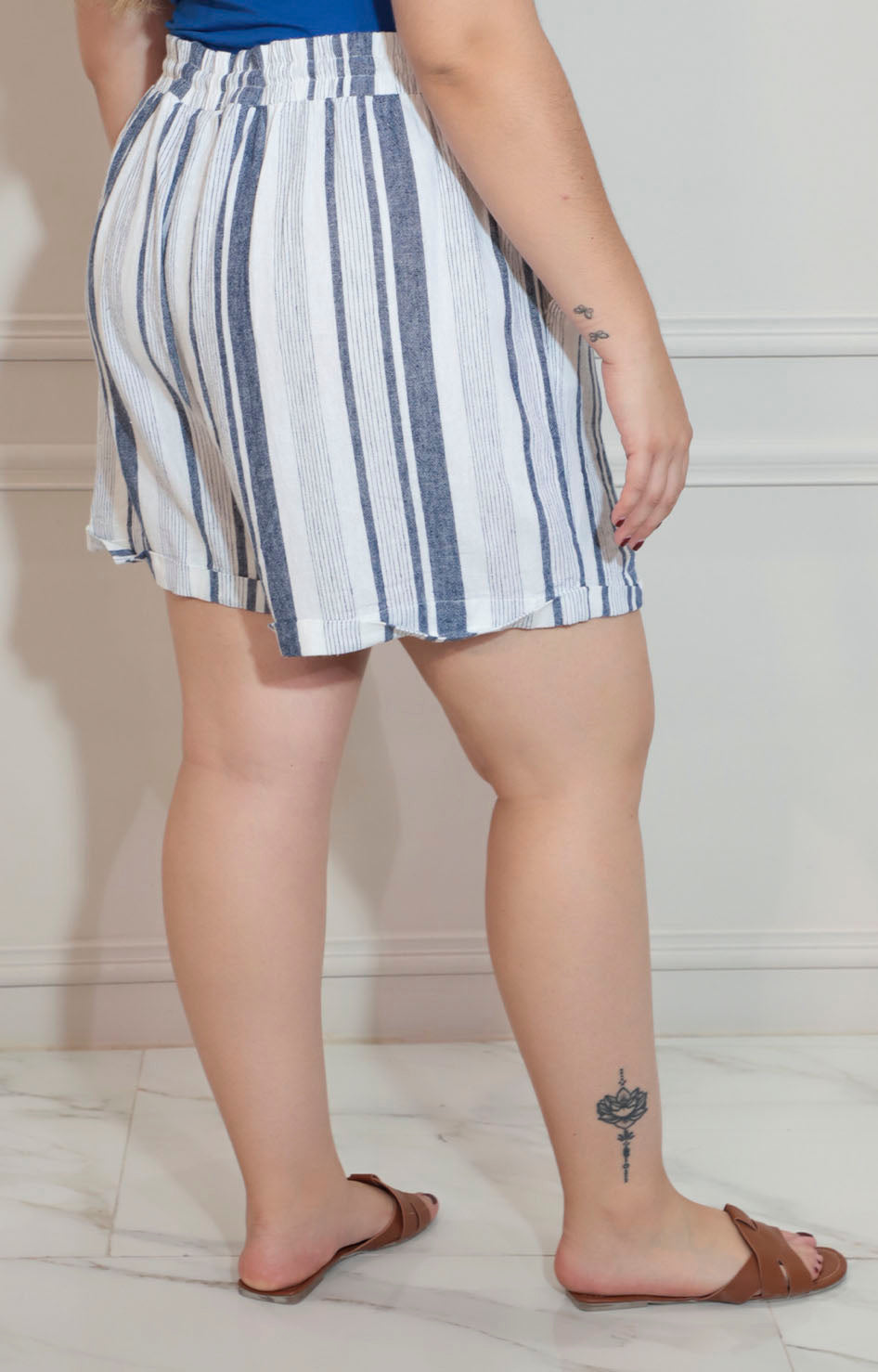 Short azul estampado - SHORT XL Boutiquemirel 