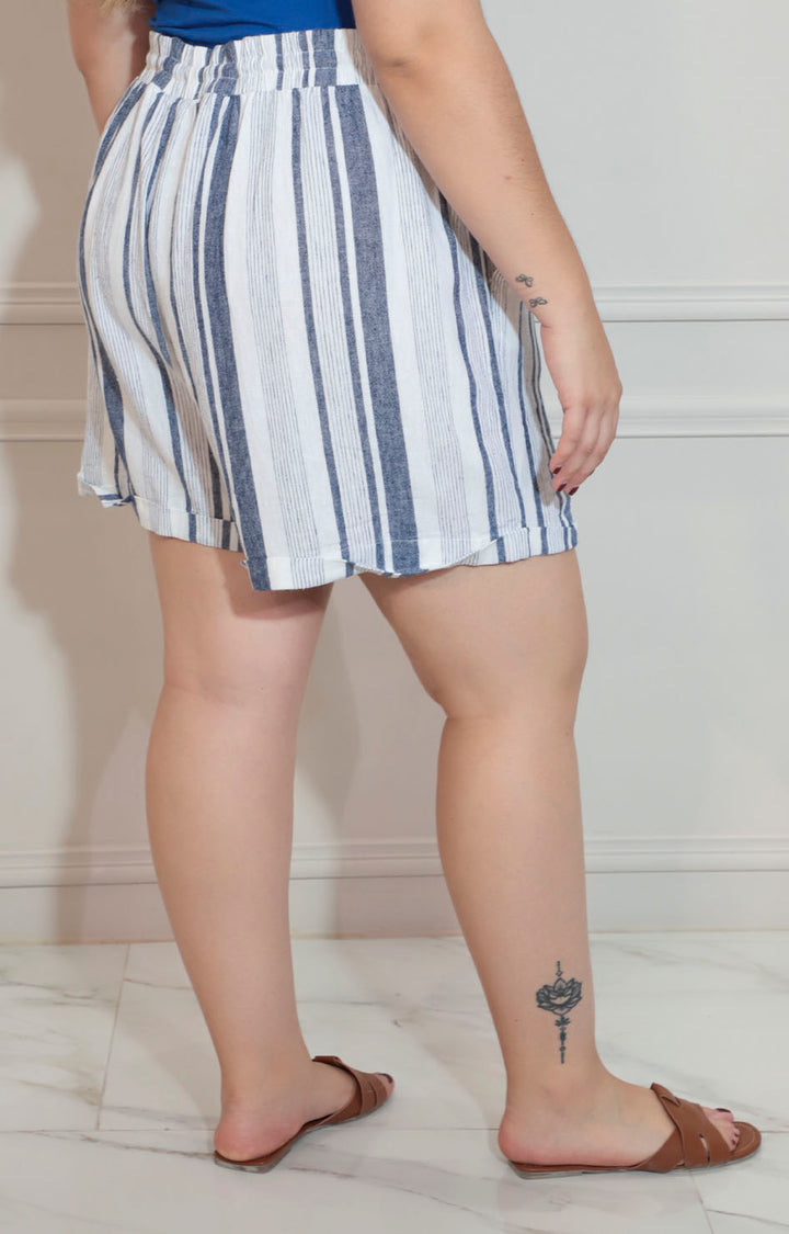 Short azul estampado - SHORT XL Boutiquemirel 