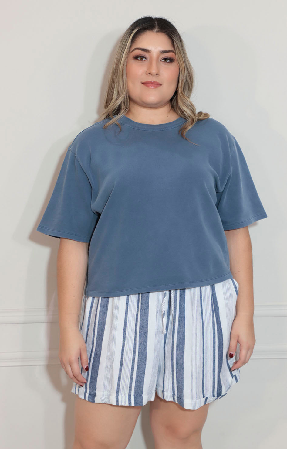 Blusa oversized azul - BLUSA XL Boutiquemirel 