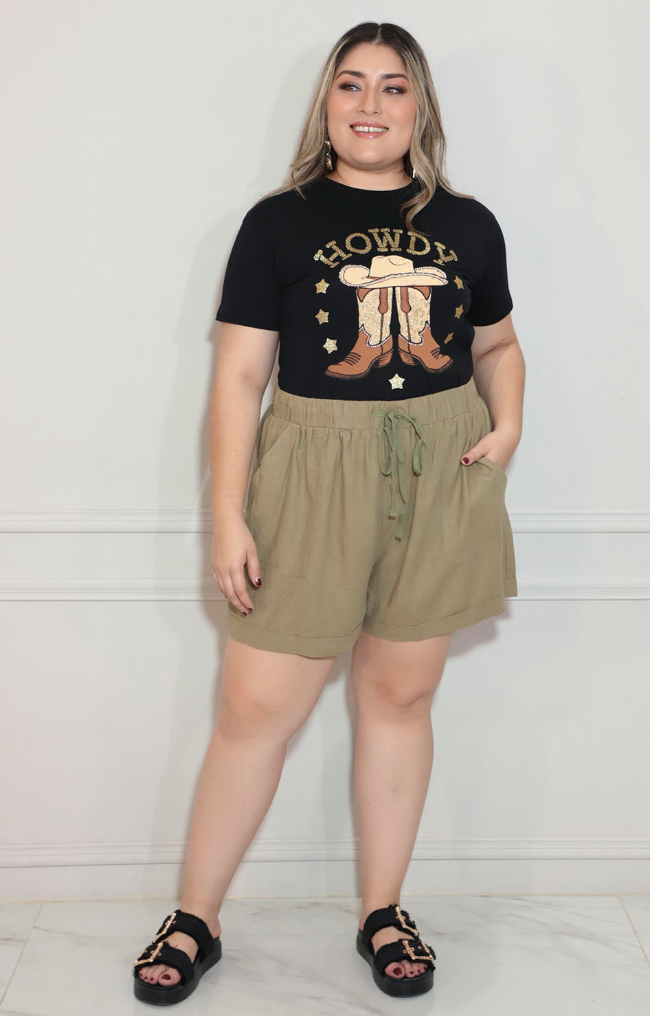 Short de lino verde - SHORT XL Boutiquemirel 