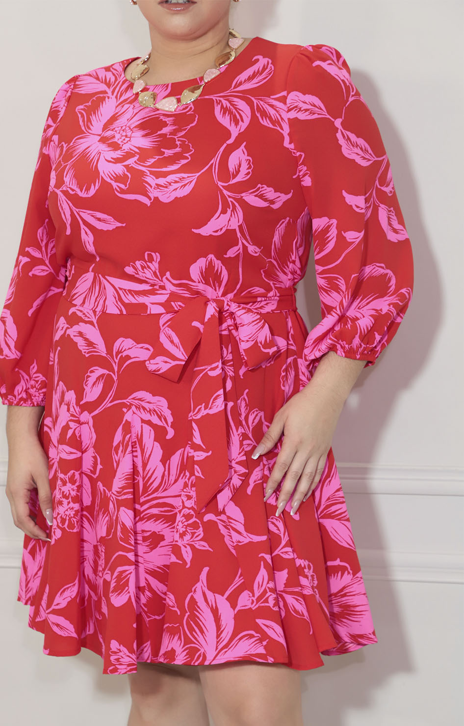 Vestido rojo con lazo - VESTIDO XL Boutiquemirel 