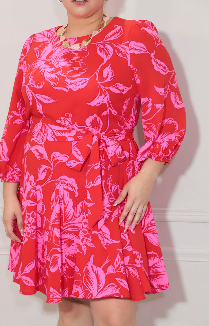 Vestido rojo con lazo - VESTIDO XL Boutiquemirel 