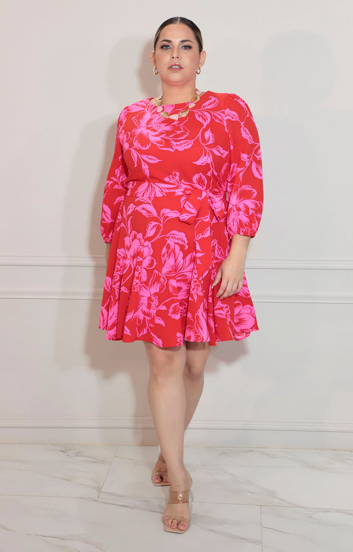 Vestido rojo con lazo - VESTIDO XL Boutiquemirel 