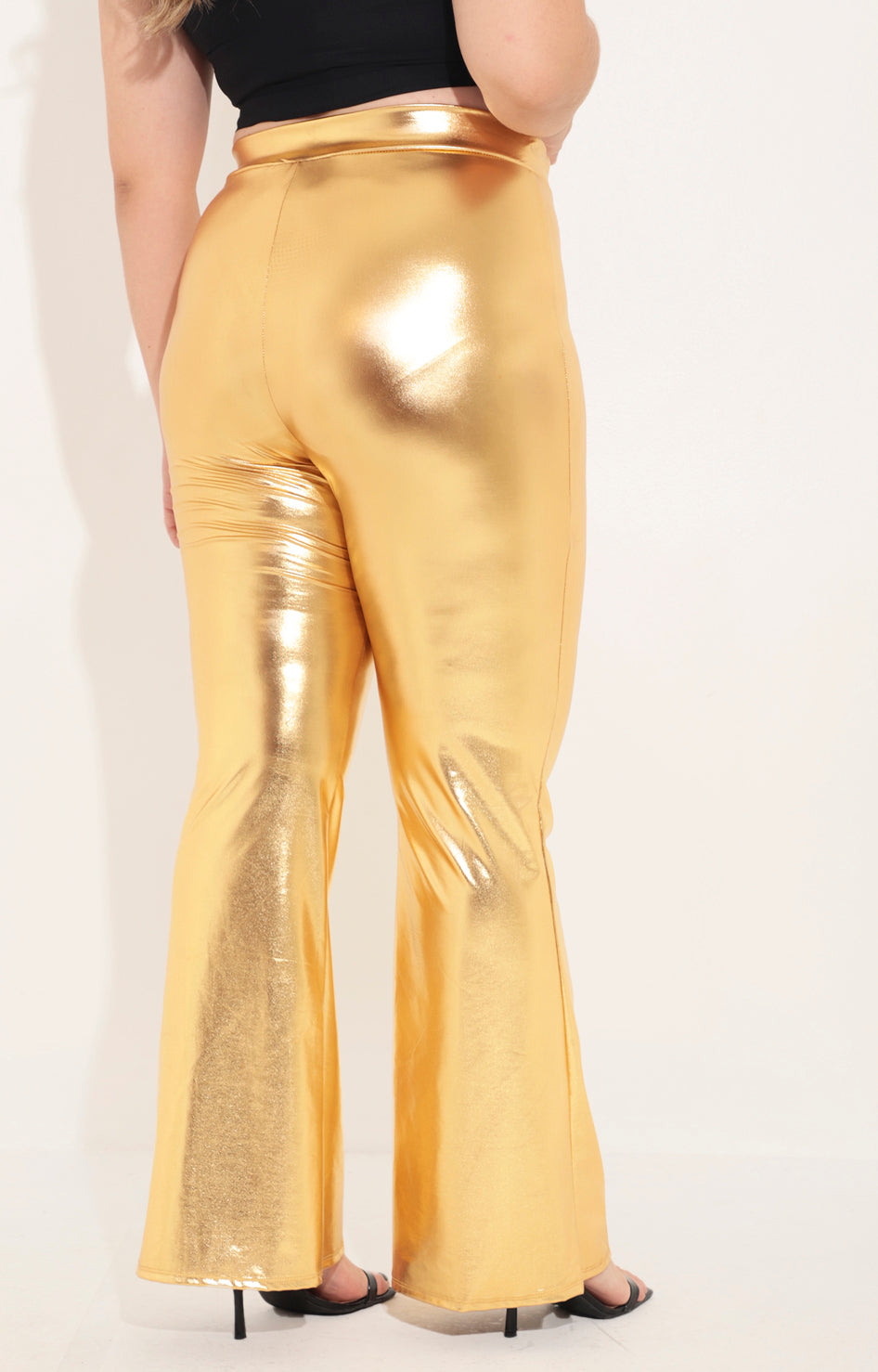 Pantalon dorado de vinil - PANTALON Boutiquemirel 