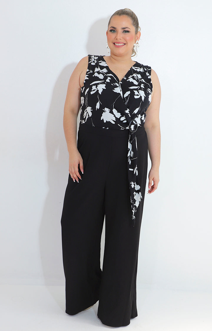 Palazzo negro estampado - PALAZZO Boutiquemirel 