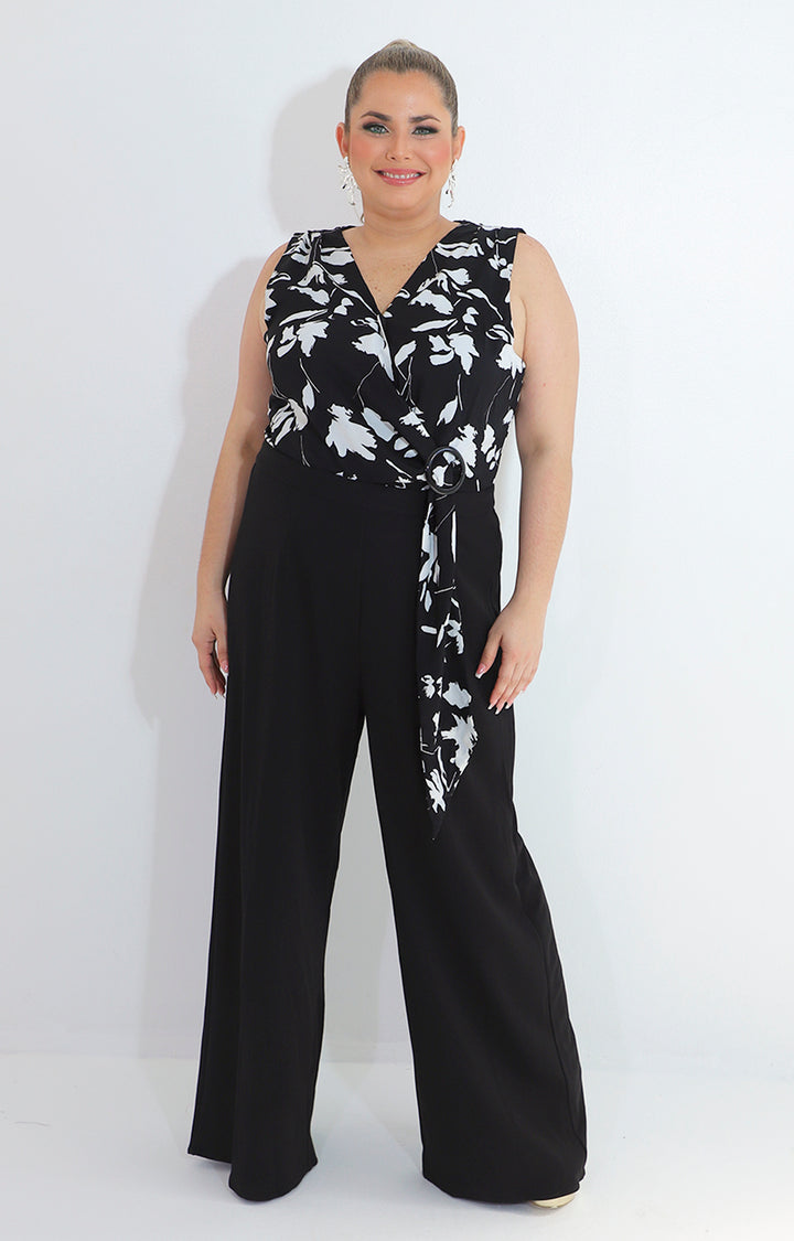 Palazzo negro estampado - PALAZZO Boutiquemirel 