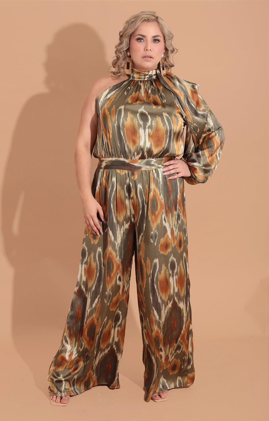 Palazzo mostaza estampado en verde - PALAZZO Boutiquemirel 