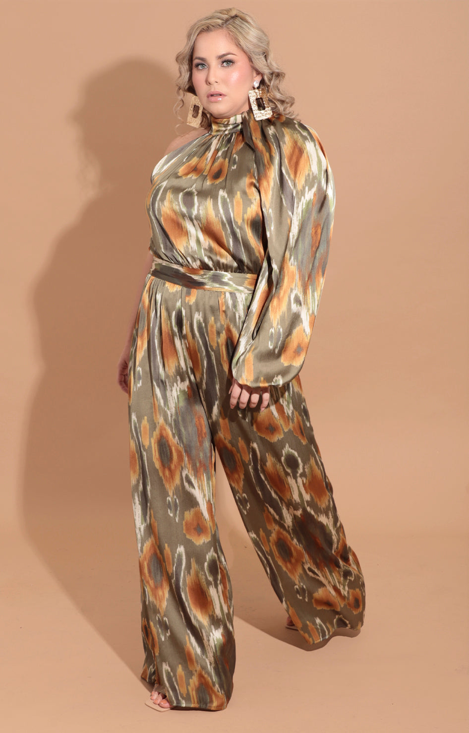 Palazzo mostaza estampado en verde - PALAZZO Boutiquemirel 