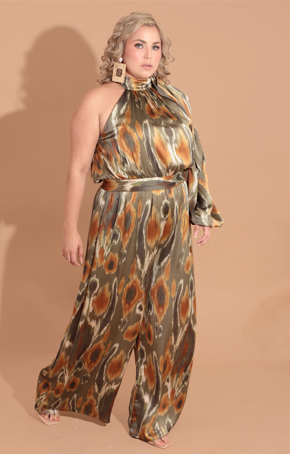 Palazzo mostaza estampado en verde - PALAZZO Boutiquemirel 