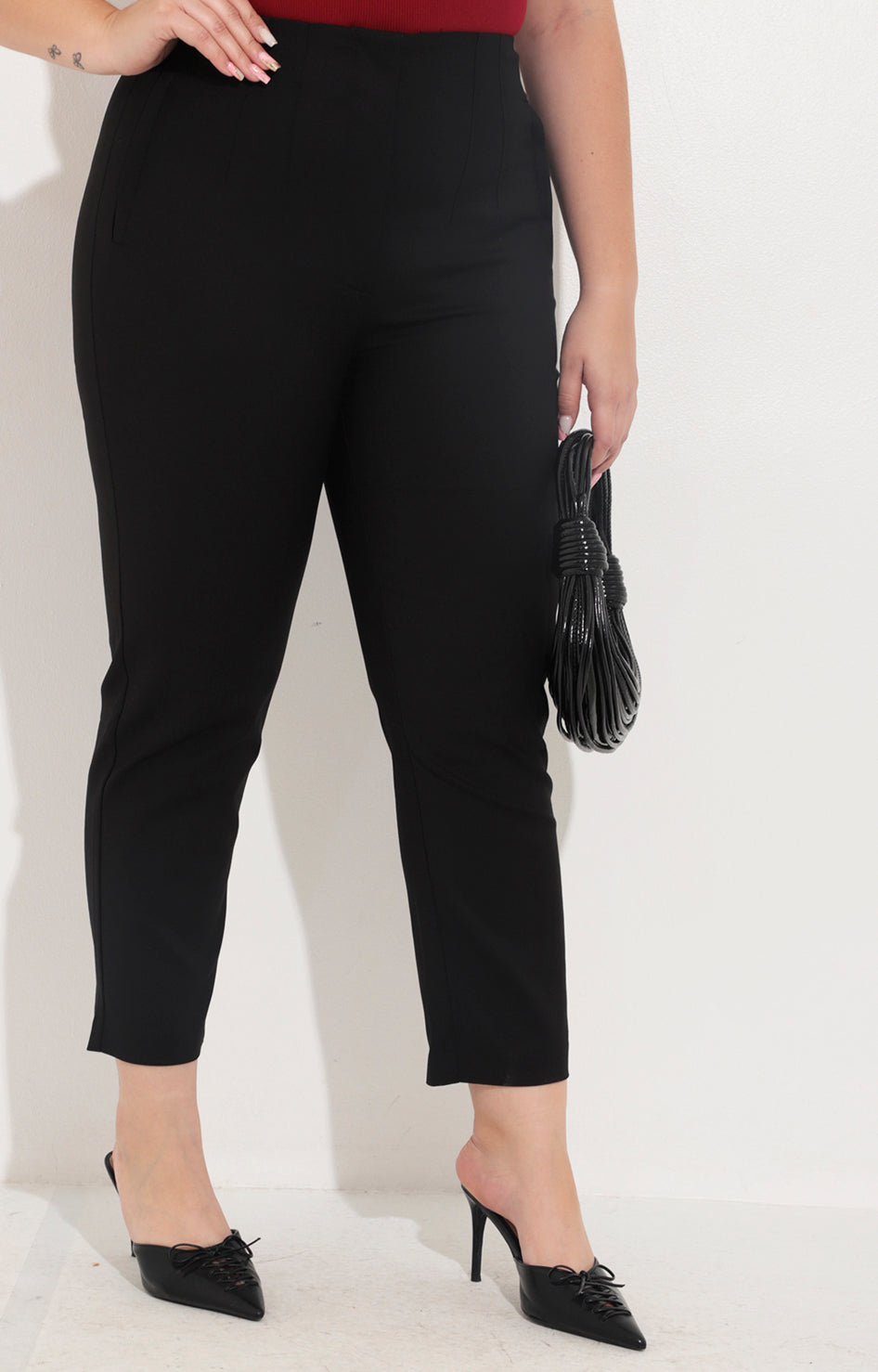 Pantalon recto negro - PANTALON Boutiquemirel 