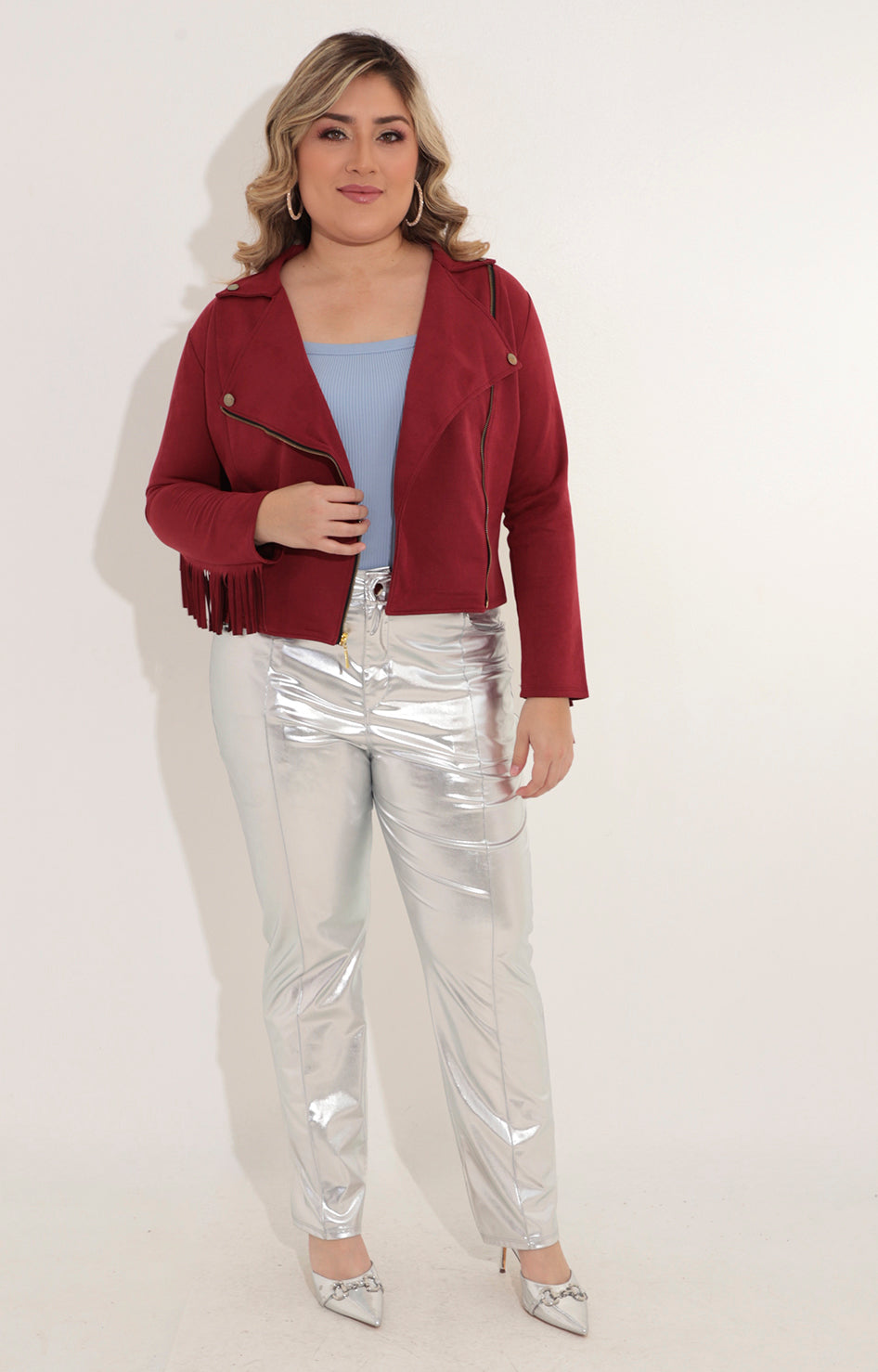 Chamarra vino - CHAMARRA Boutiquemirel 