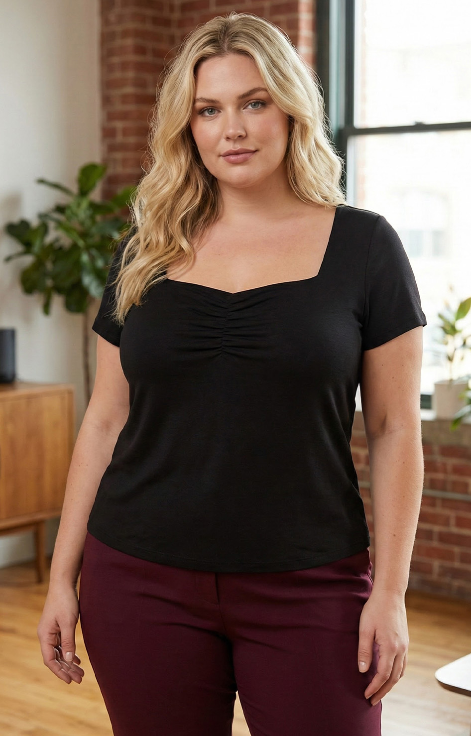 Blusa negra lisa - BLUSA XL Boutiquemirel 