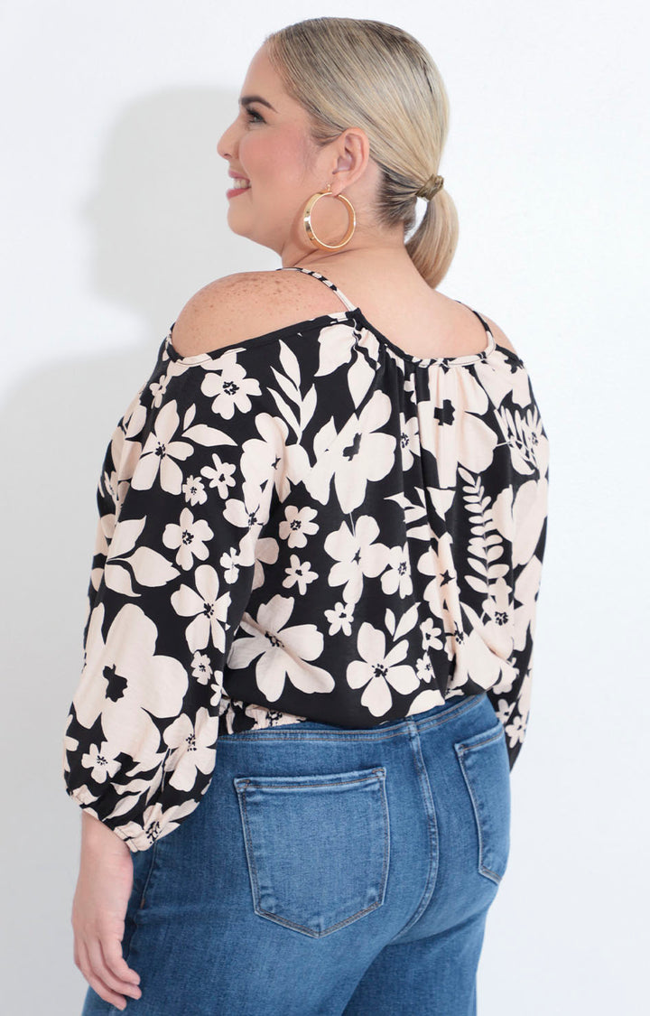 Blusa beige estampada - BLUSA XL Boutiquemirel 