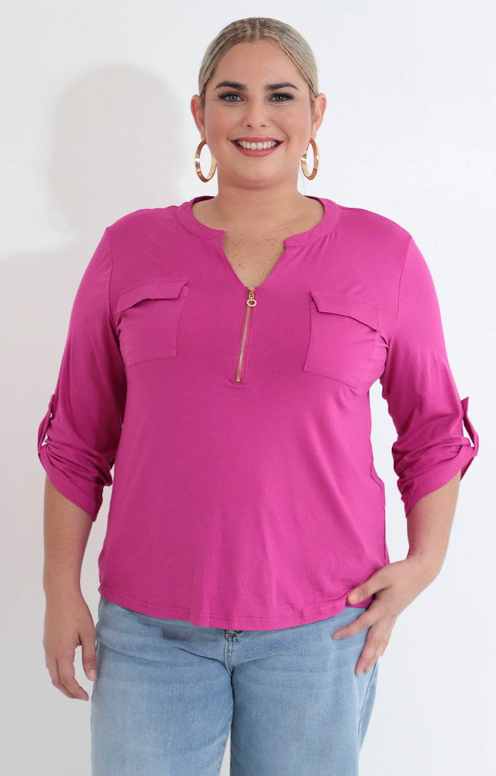Blusa fucsia - BLUSA XL Boutiquemirel 