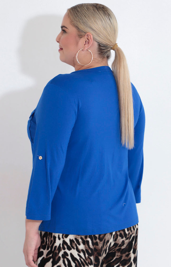 Blusa azul eléctrico - BLUSA XL Boutiquemirel 