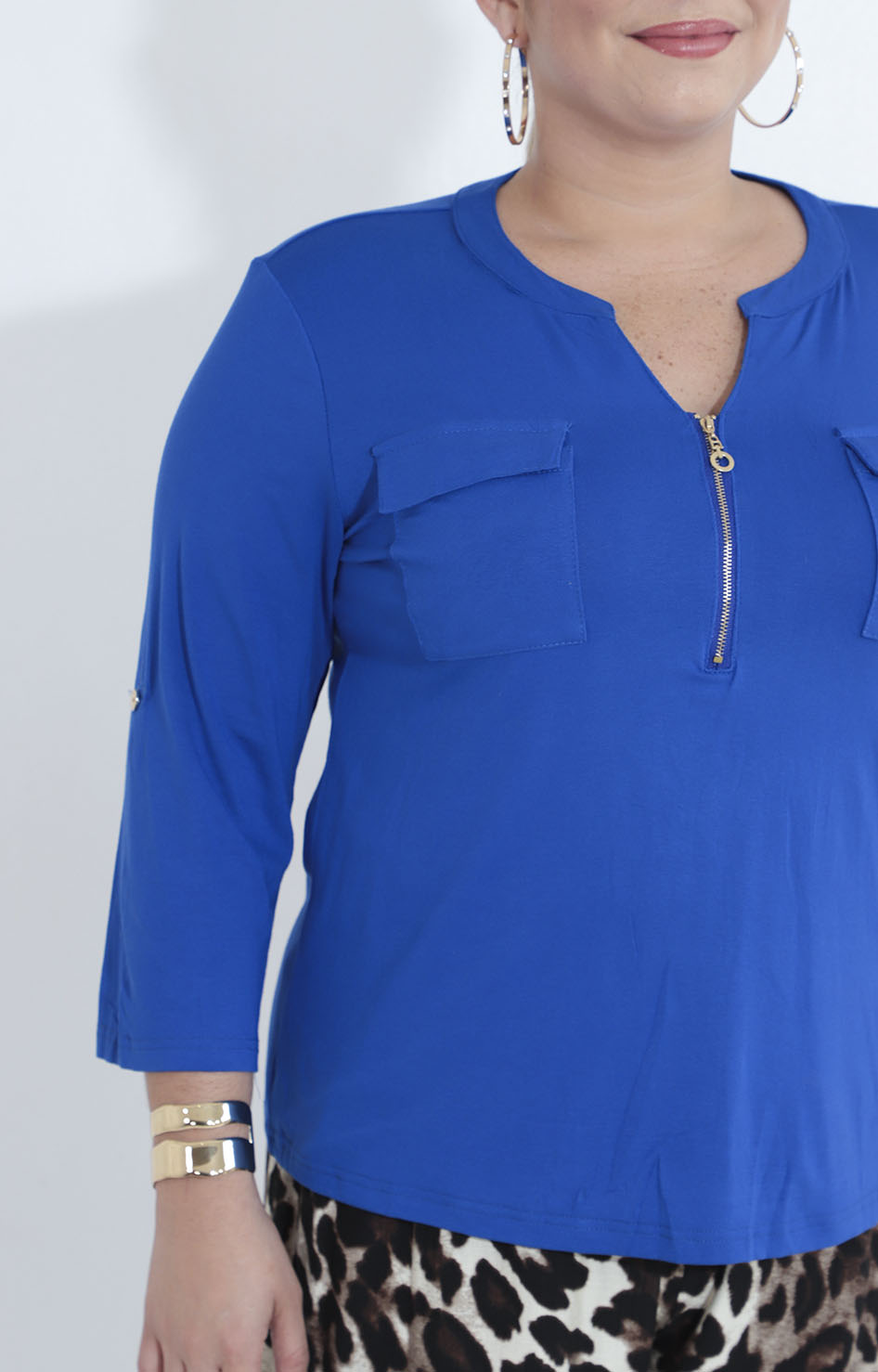 Blusa azul eléctrico - BLUSA XL Boutiquemirel 