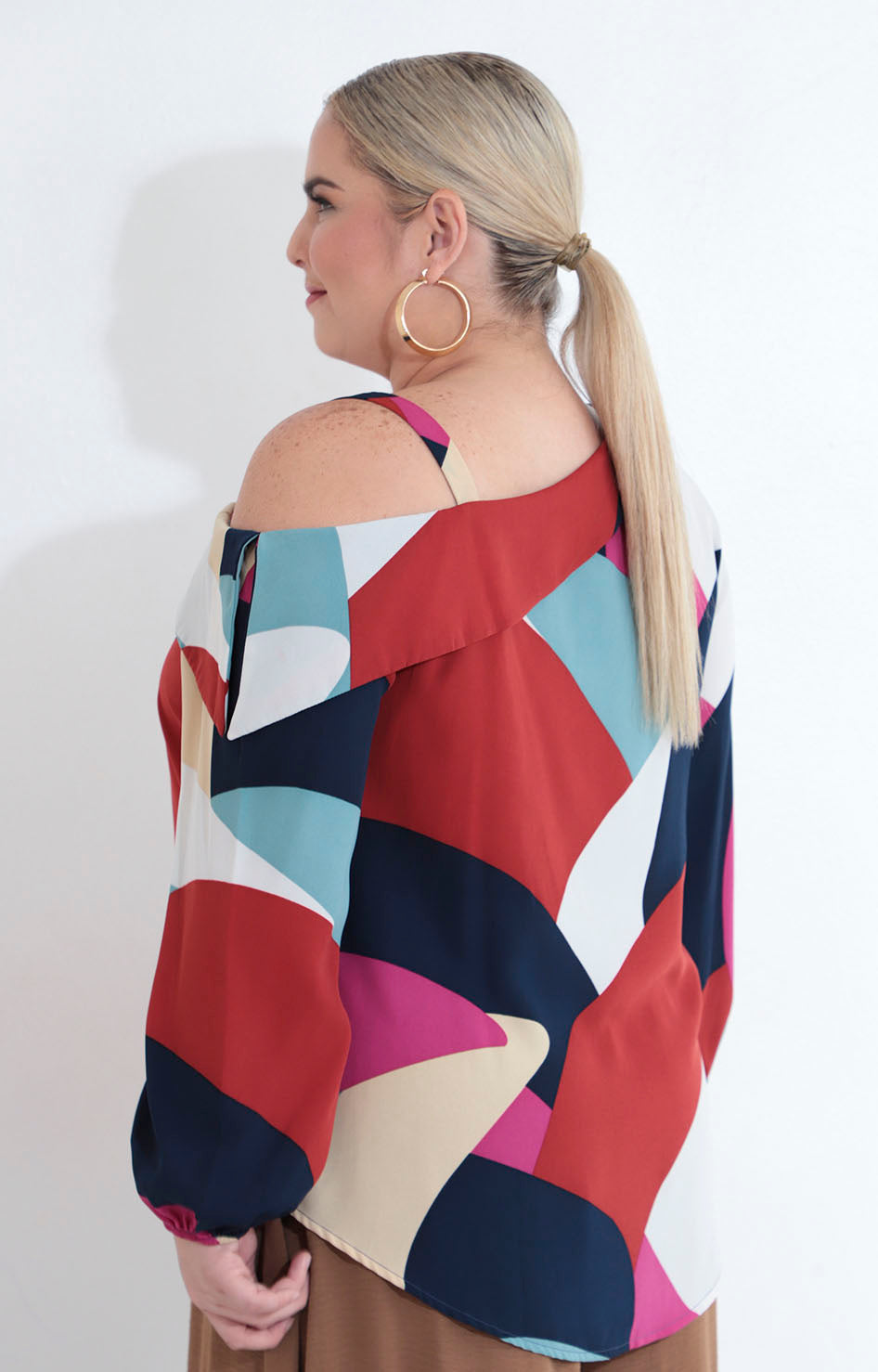 Blusa azul estampada - BLUSA XL Boutiquemirel 