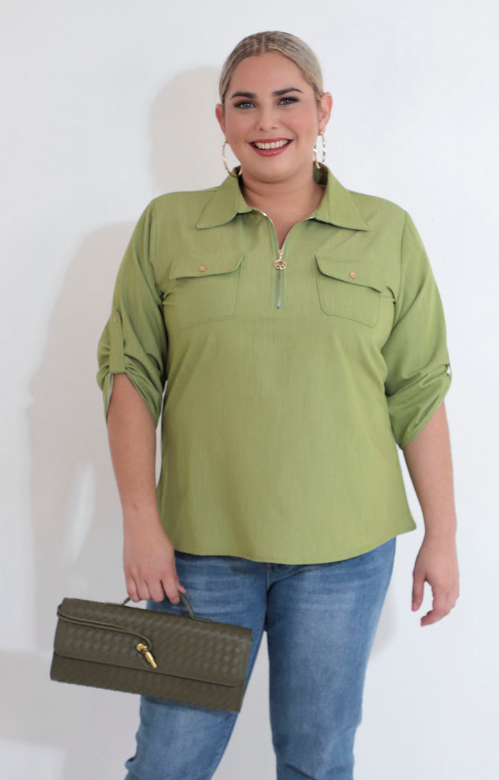 Camisera verde - BLUSA XL Boutiquemirel 