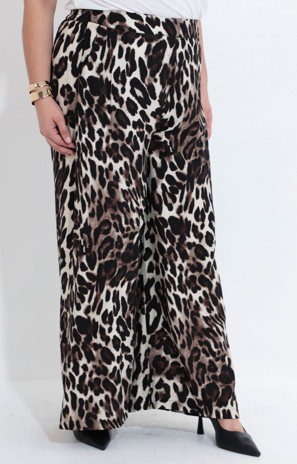 Pantalón beige estampado - PANTALON XL Boutiquemirel 