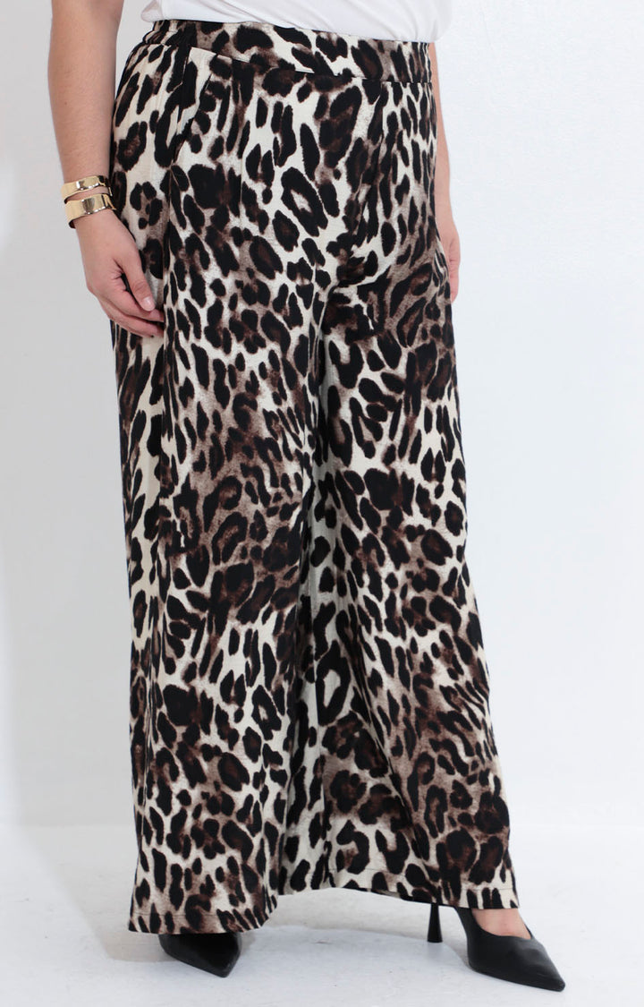 Pantalón beige estampado - PANTALON XL Boutiquemirel 