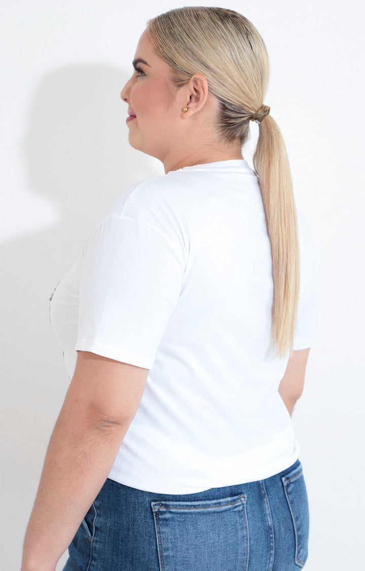 Blusa blanca labubu - BLUSA XL Boutiquemirel 