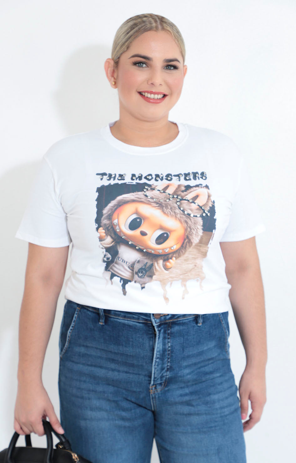 Blusa blanca labubu - BLUSA XL Boutiquemirel 