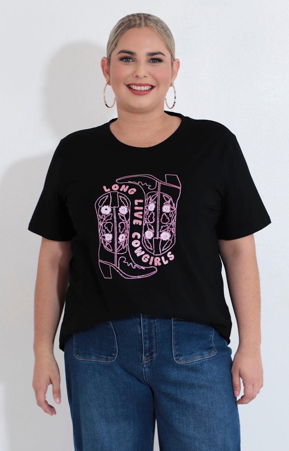 Blusa negra boots - BLUSA XL Boutiquemirel 