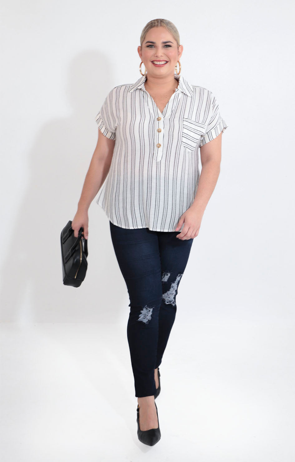 Camisera blanca estampada - BLUSA XL Boutiquemirel 