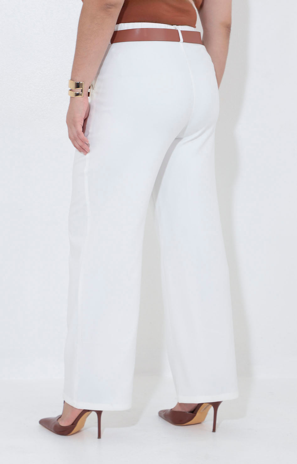 Pantalón recto blanco - PANTALON XL Boutiquemirel 
