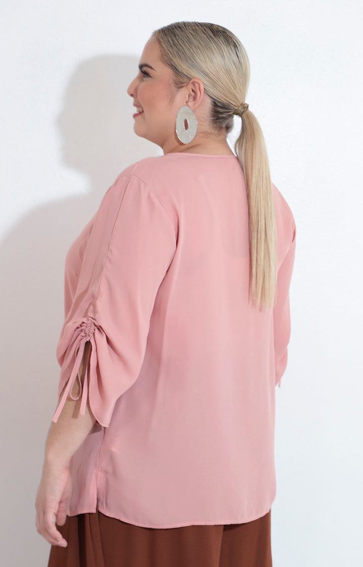 Blusa rosa con brillos - BLUSA XL Boutiquemirel 