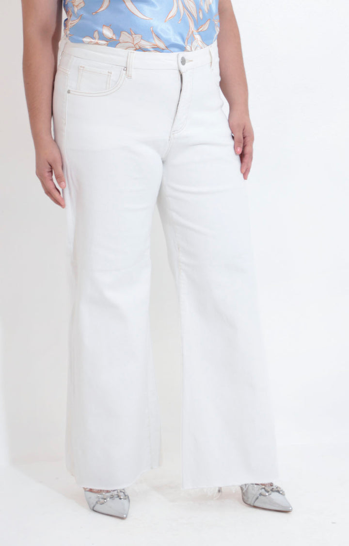 Pantalón denim blanco - PANTALON XL Boutiquemirel 