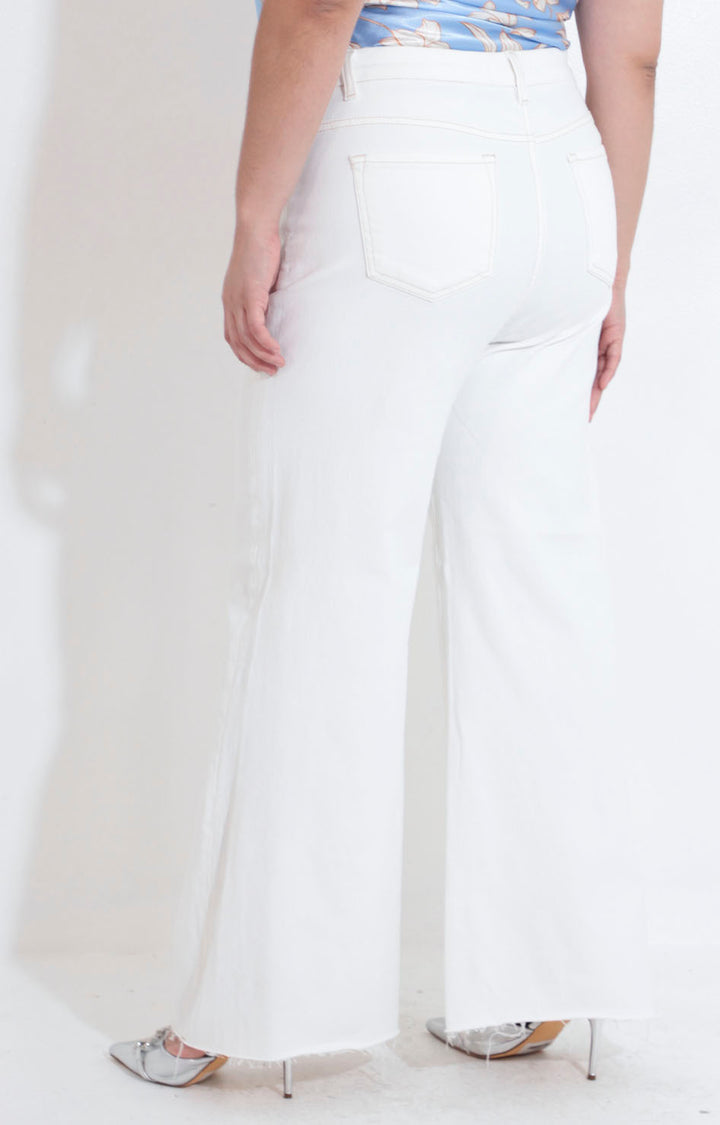 Pantalón denim blanco - PANTALON XL Boutiquemirel 