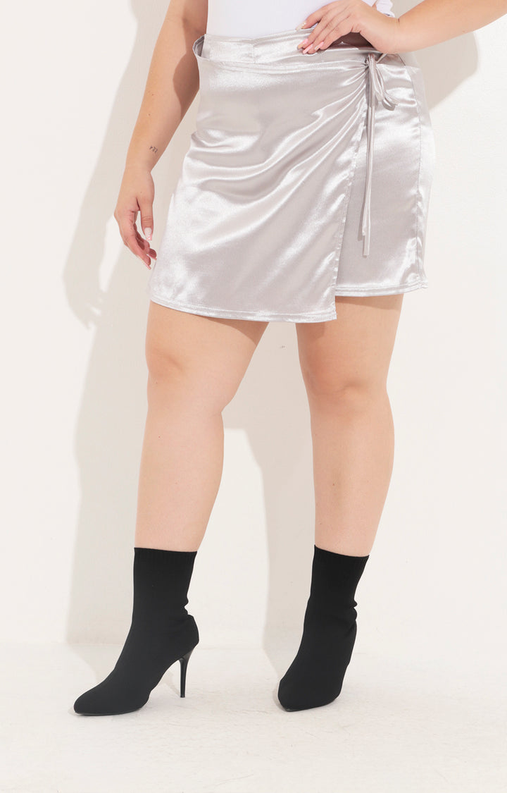 Short falda plata - SHORT Boutiquemirel 