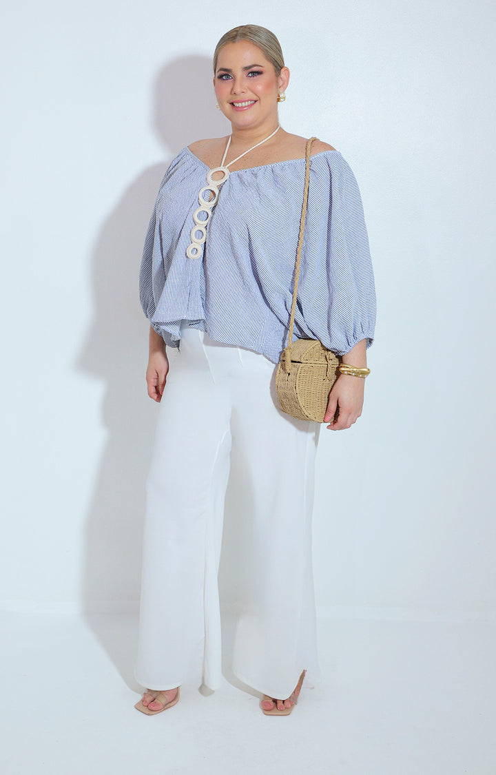 Pantalon blanco recto - PANTALON Boutiquemirel 