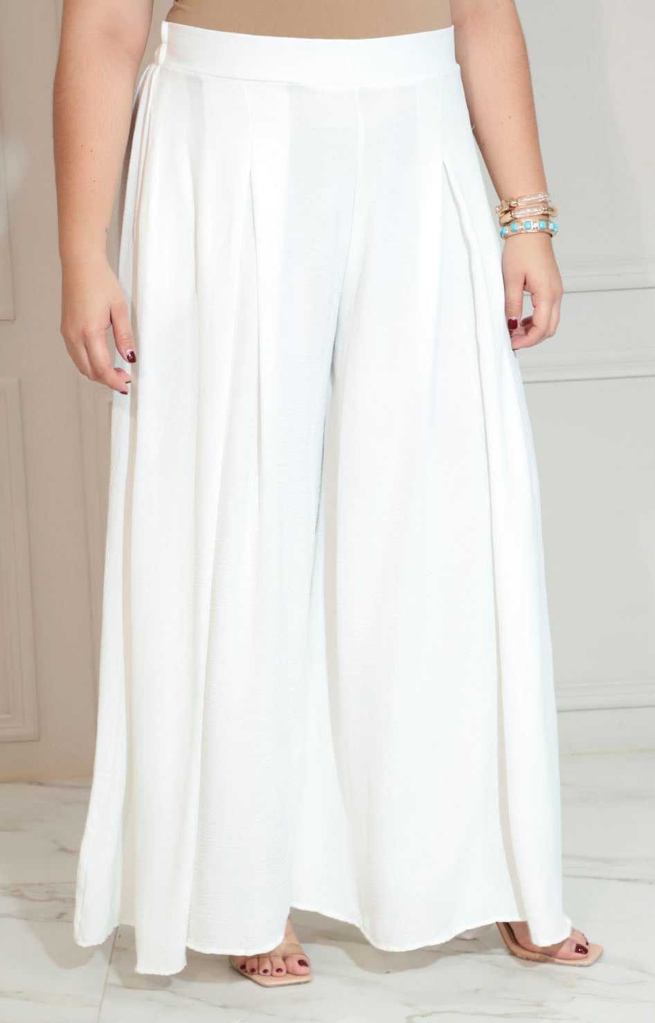 Pantalón blanco amplio - PANTALON Boutiquemirel 