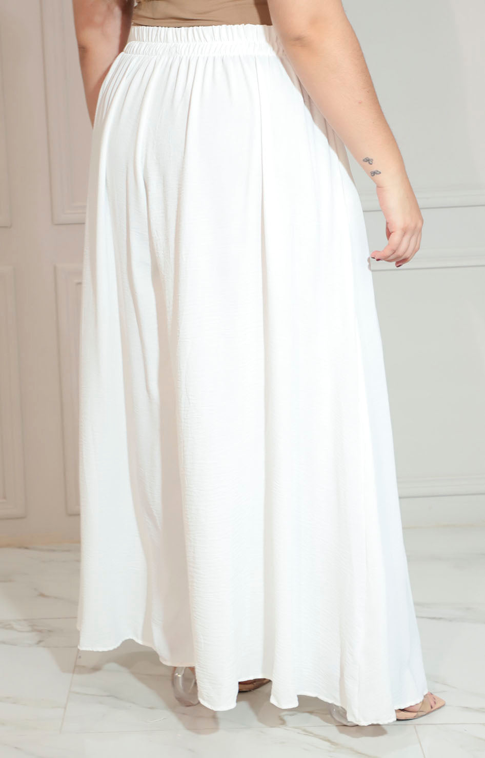 Pantalón blanco amplio - PANTALON Boutiquemirel 