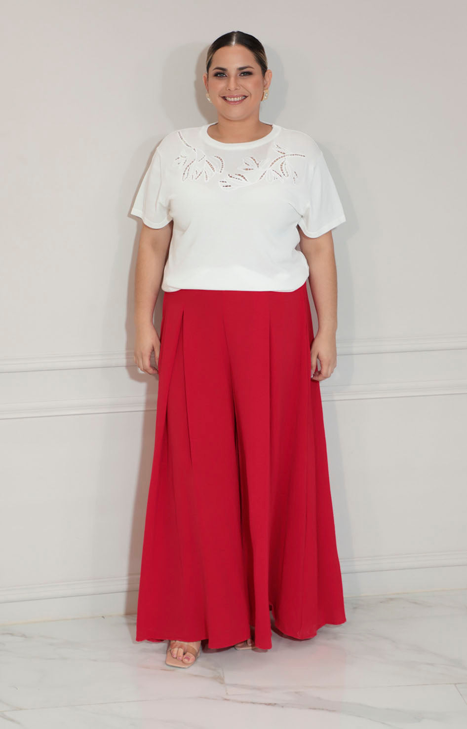 Blusa blanca bordada - BLUSA XL Boutiquemirel 