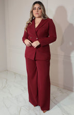 Conjunto vino de saco y pantalón - CONJUNTO XL Boutiquemirel 