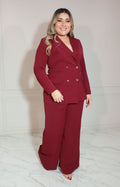 Conjunto vino de saco y pantalón - CONJUNTO XL Boutiquemirel 