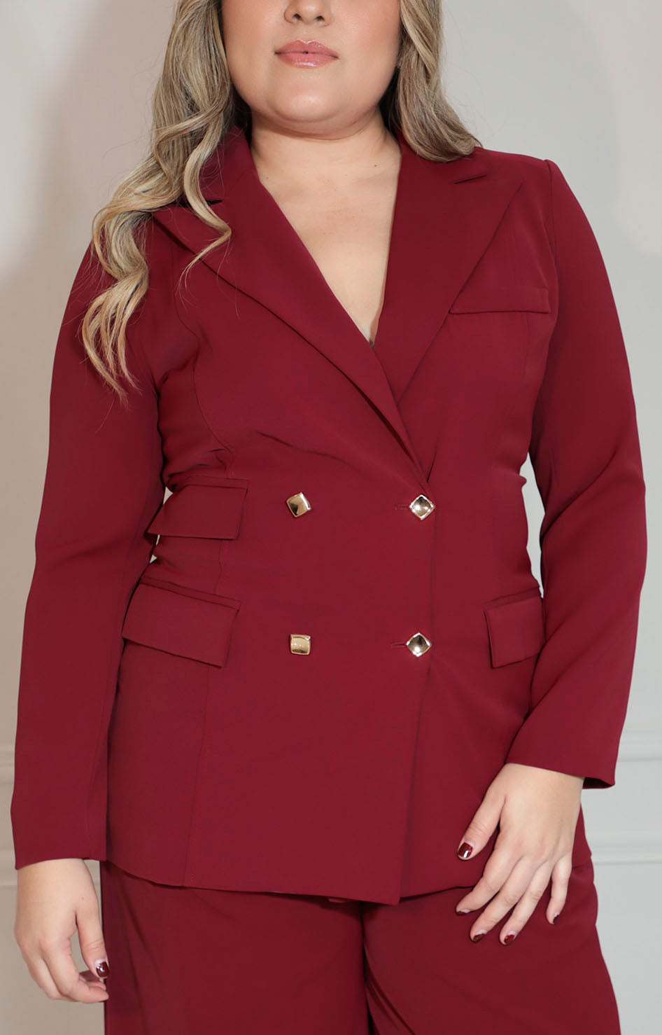 Conjunto vino de saco y pantalón - CONJUNTO XL Boutiquemirel 