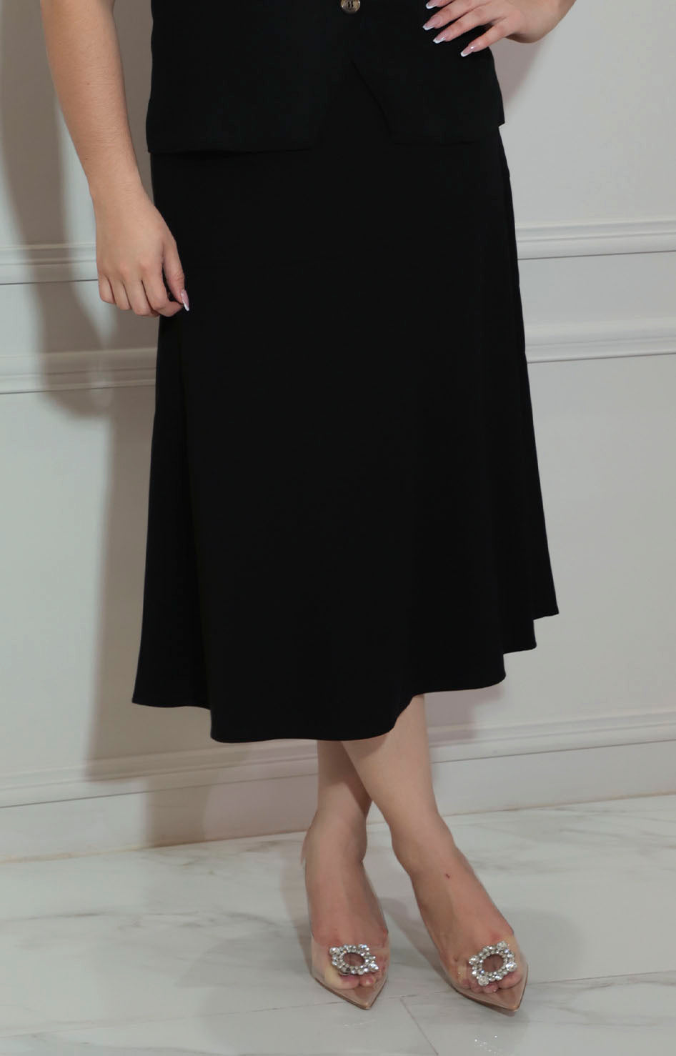 Falda circular negra - FALDA XL Boutiquemirel 