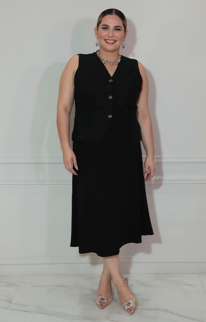 Falda circular negra - FALDA XL Boutiquemirel 