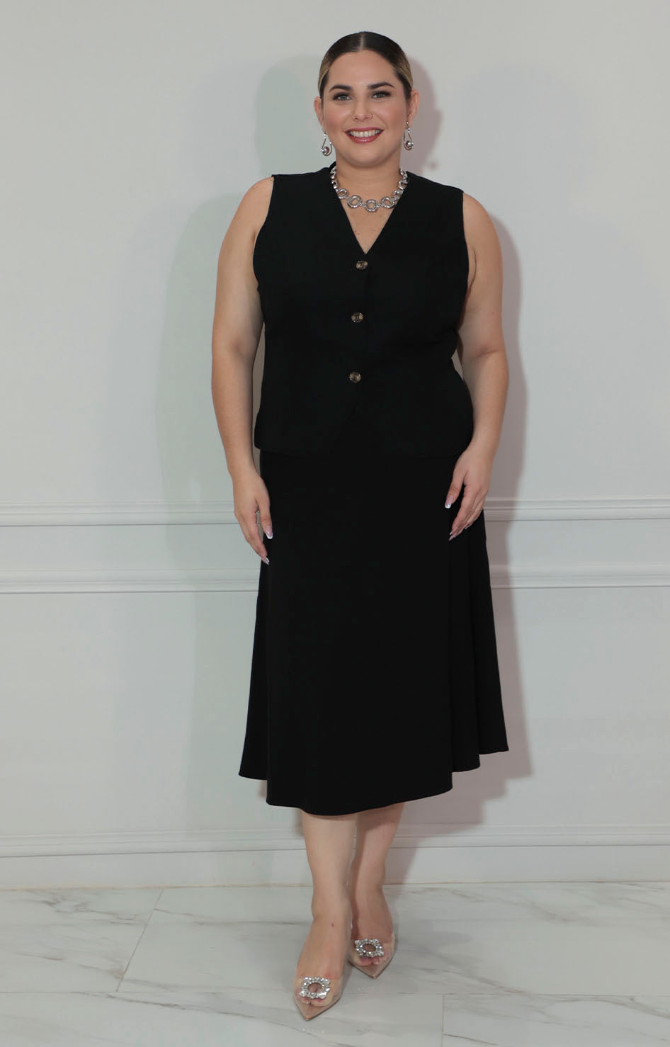 Falda circular negra - FALDA XL Boutiquemirel 