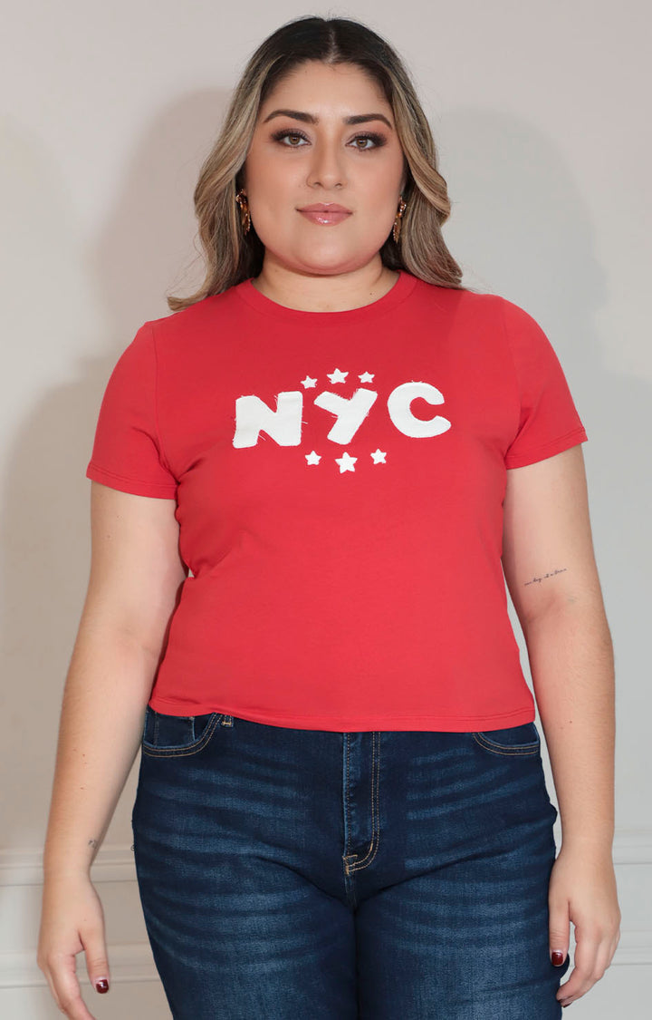 Blusa roja bordada - BLUSA XL Boutiquemirel 