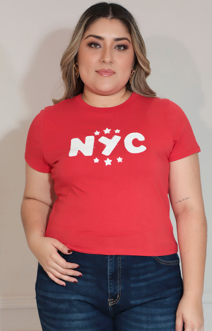 Blusa roja bordada - BLUSA XL Boutiquemirel 