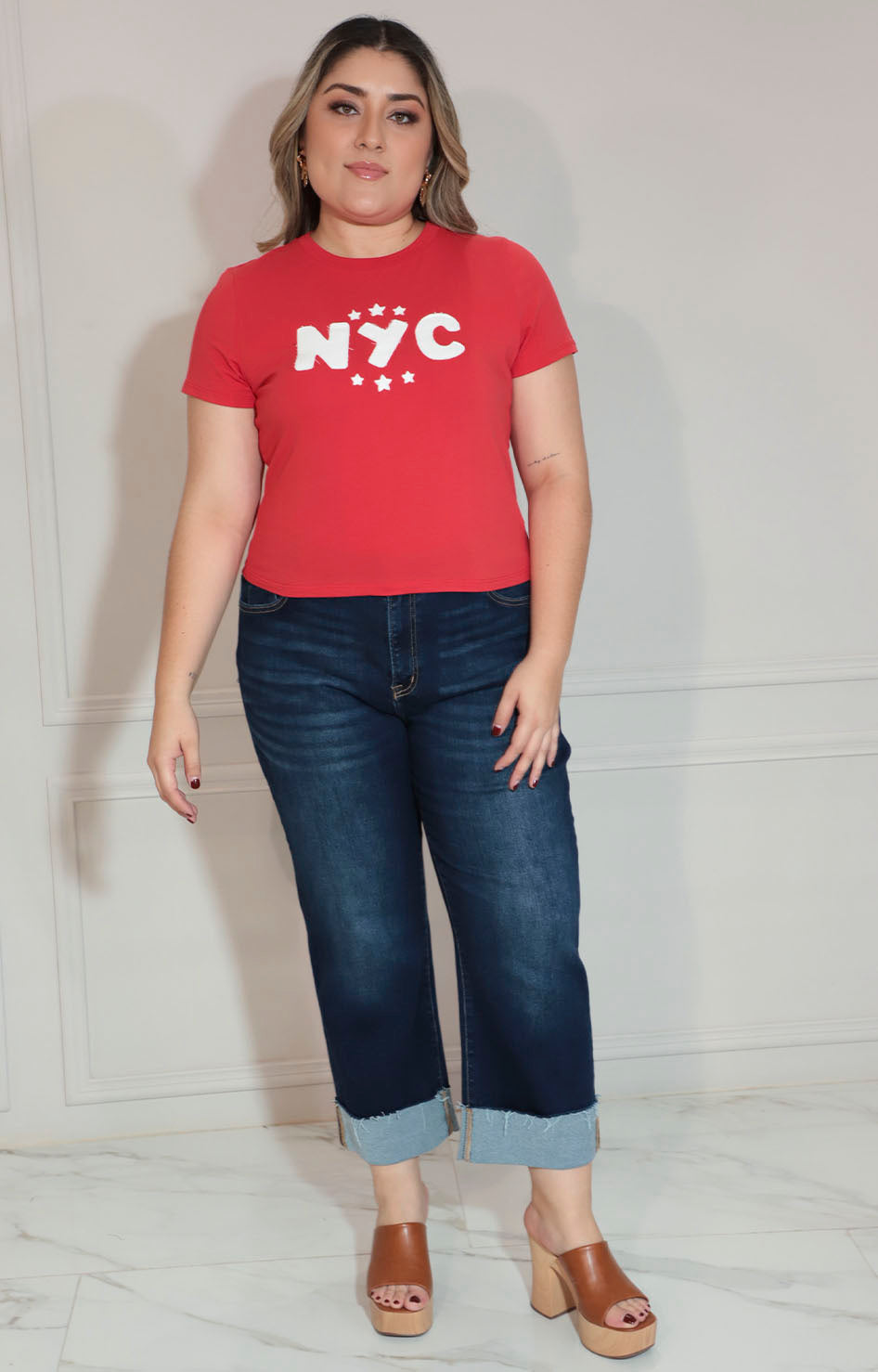 Blusa roja bordada - BLUSA XL Boutiquemirel 