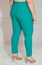 Pantalón recto verde - PANTALON XL Boutiquemirel 