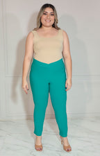 Pantalón recto verde - PANTALON XL Boutiquemirel 